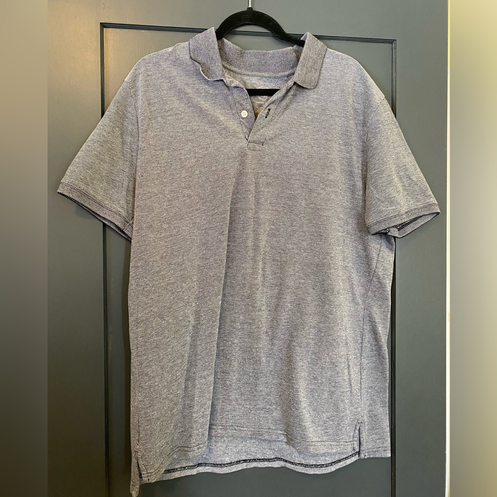 Grey polo size L
